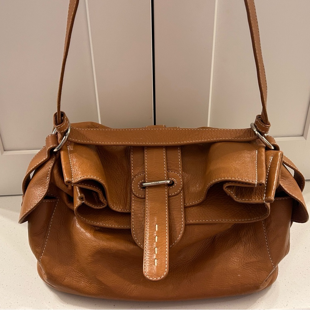Authentic genuine leather vintage Furla purse.